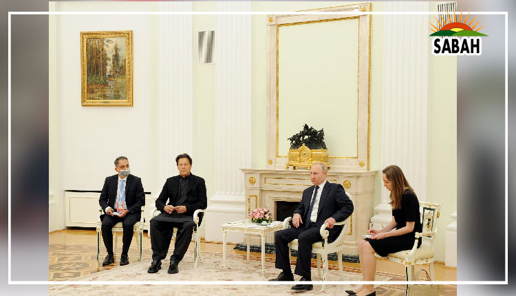 PM Imran Khan, Russian President Vladimir Putin review entire array of bilateral relations including economic & energy cooperation