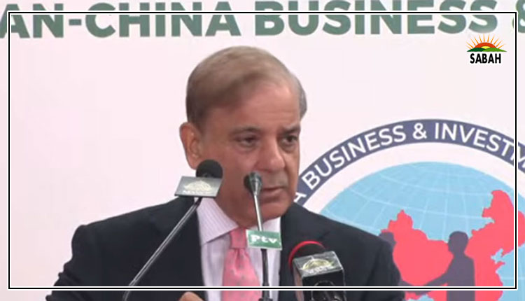 Premier Shehbaz Sharif urges building strong business to business partnership between Pakistan, China