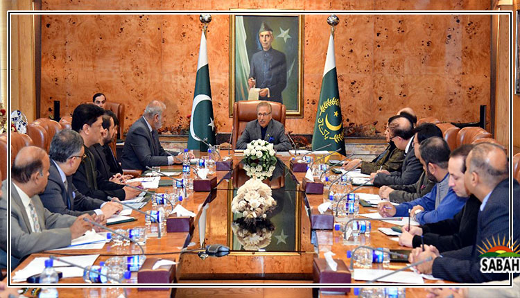 President Alvi calls upon all relevant stakeholders to maximize their efforts to increase percentage of insurance coverage in agriculture sector