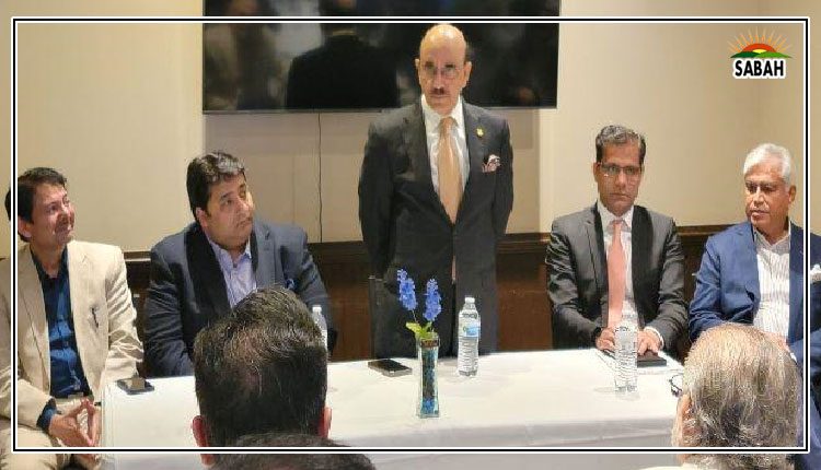 Sardar Masood Khan urges Pak diaspora to invest in Pakistan, bring US businesses to the country; Highlights huge investment opportunities in IT, Tech, Health sector