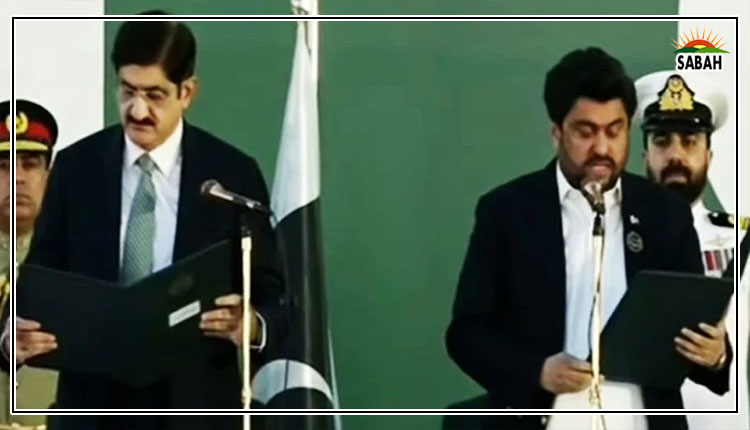 Murad Ali Shah takes oath as Sindh chief minister