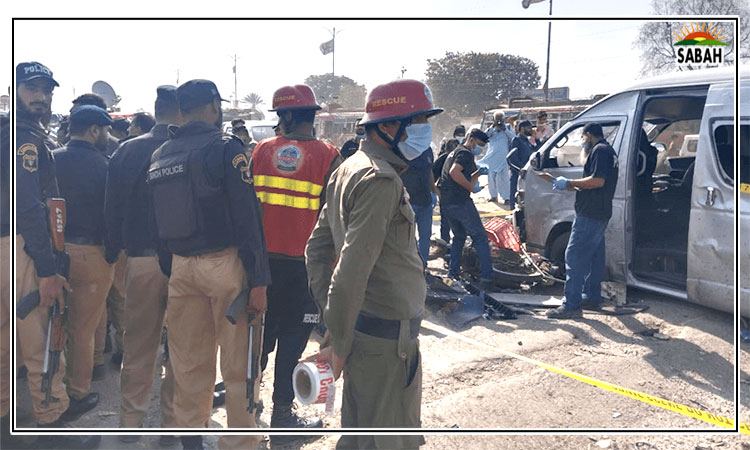 Five Japanese nationals unhurt after their vehicle targeted by a suicide bomber in Karachi’s Landhi area: Police