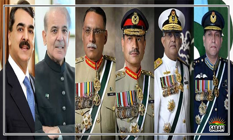 Acting President Gillani, PM Shehbaz, Acting Chairman Senate Syedaal Khan & armed forces felicitate the nation on Youm-e-Takbeer