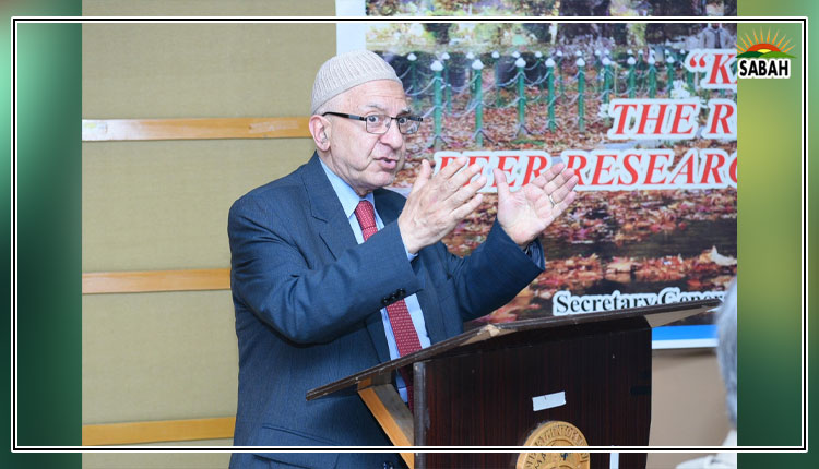 Dr. GhulamNabi Fai visits the UAJK to engage in a dynamic faculty meetupcentered on Kashmir conflict