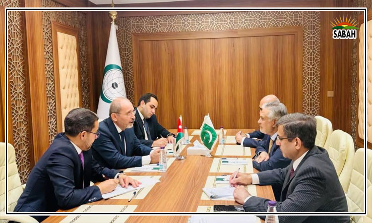 Ishaq Dar, Ayman Al Safadi discuss regional developments in the Middle East